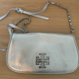 Tory Burch metallic purse